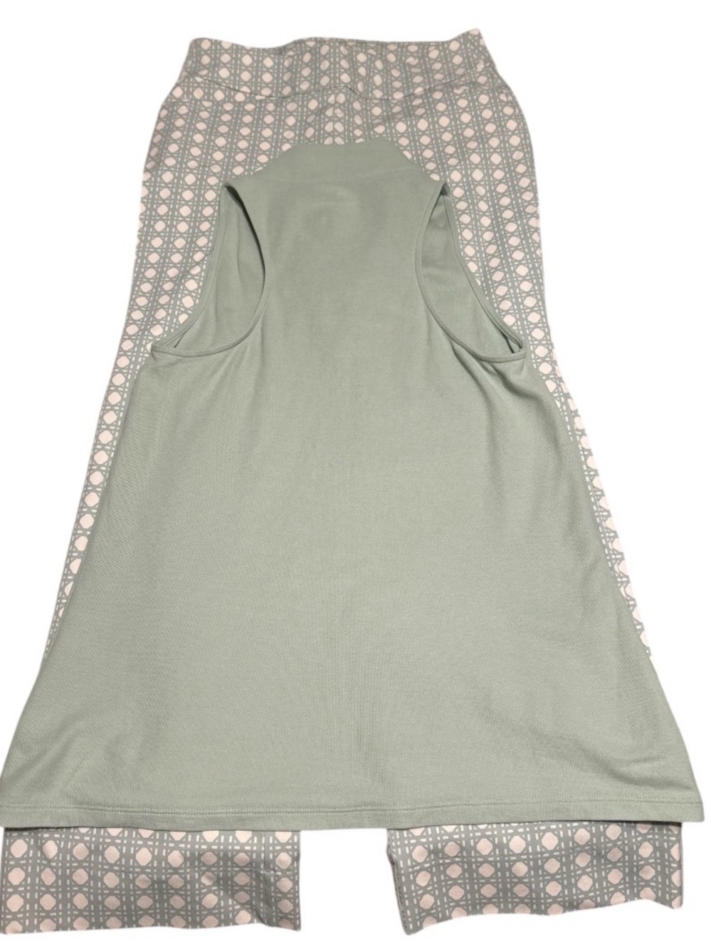 Spartina 449 Serena Mint Green Center Front Half-Zip Sleeveless Top - Picture 5 of 8
